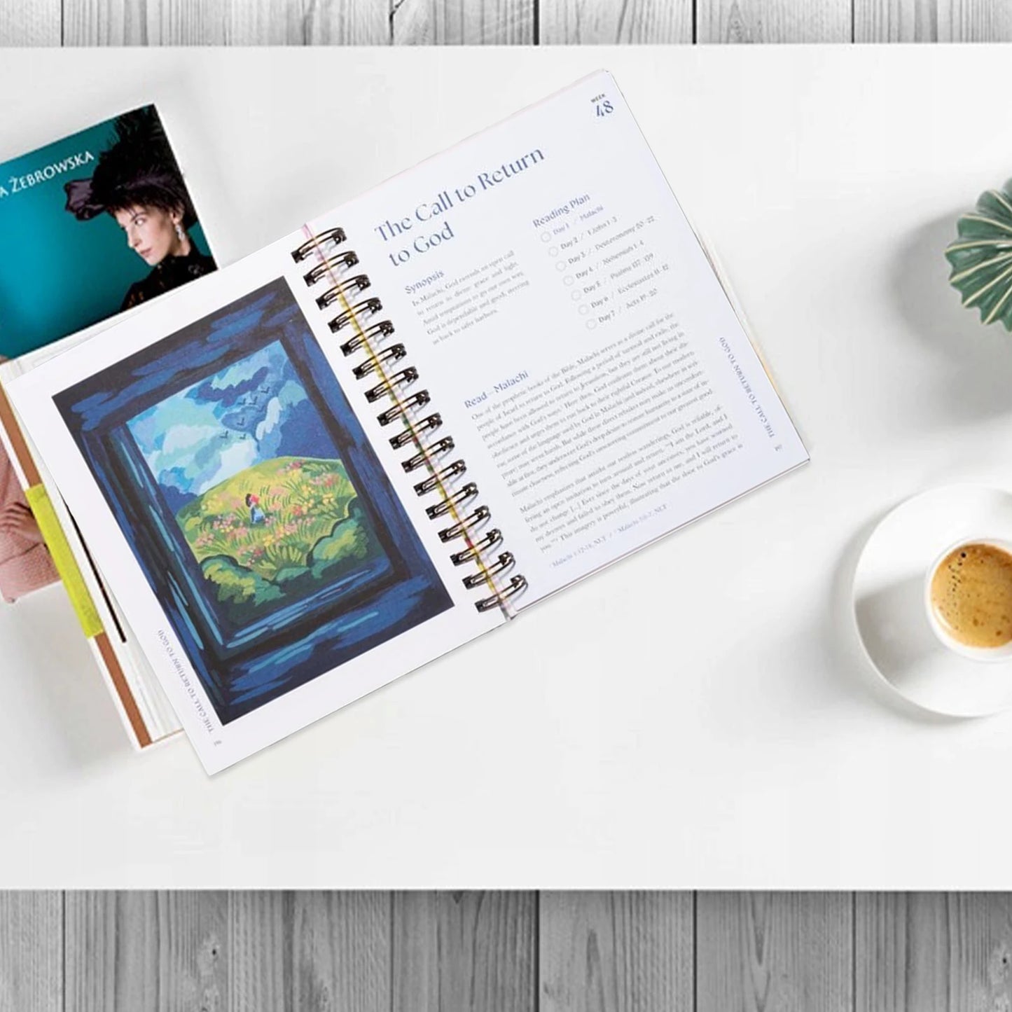 "A Beautiful Year In The Bible" 52-Week Christian Devotional Journal & Scripture Reading Plan