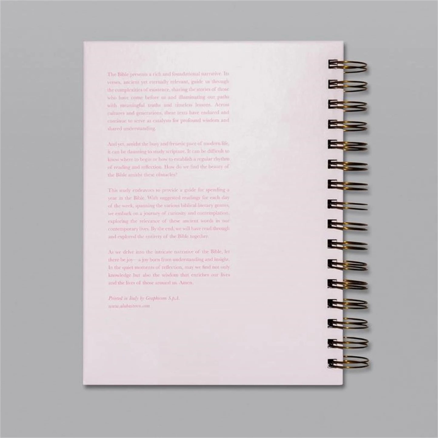"A Beautiful Year In The Bible" 52-Week Christian Devotional Journal & Scripture Reading Plan