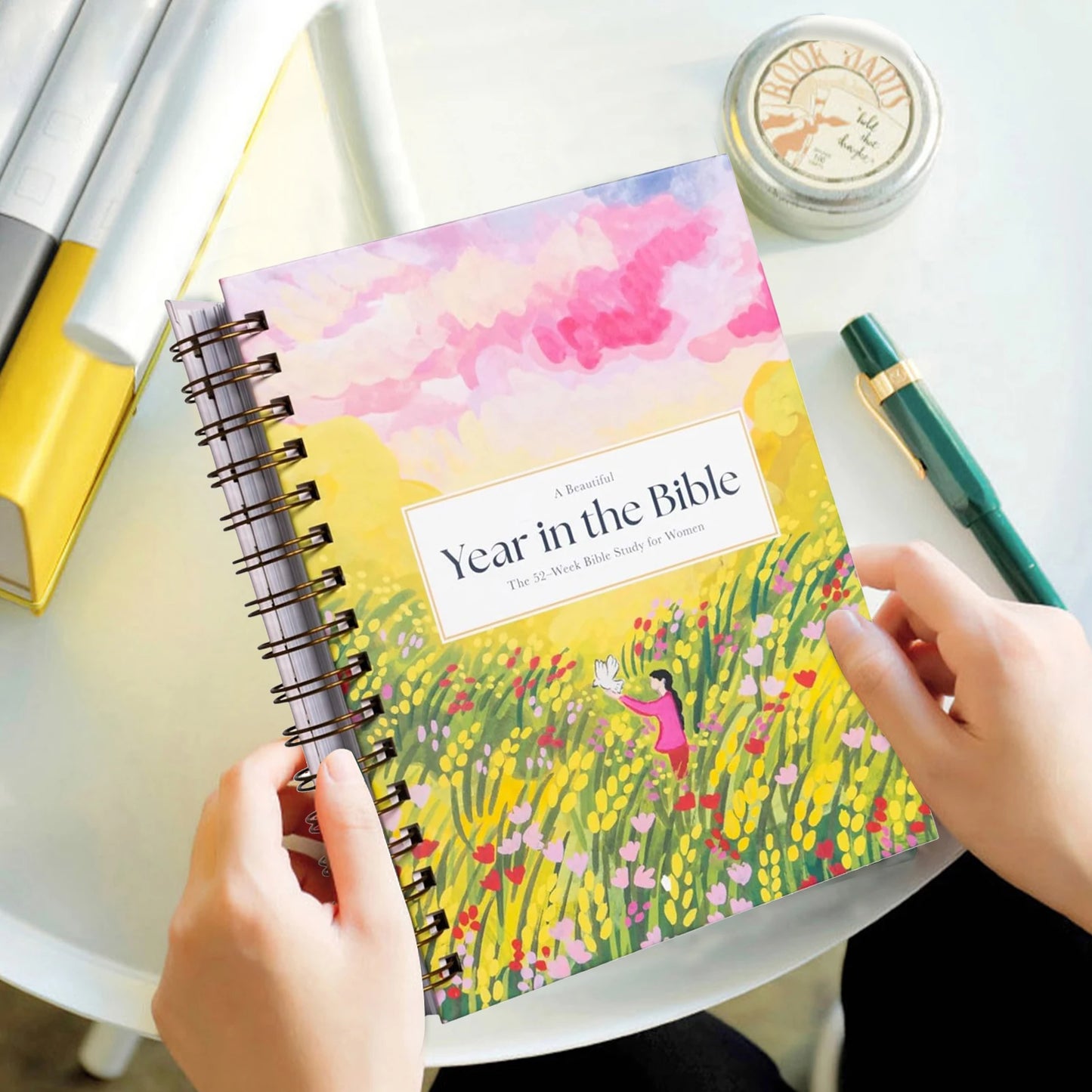 "A Beautiful Year In The Bible" 52-Week Christian Devotional Journal & Scripture Reading Plan
